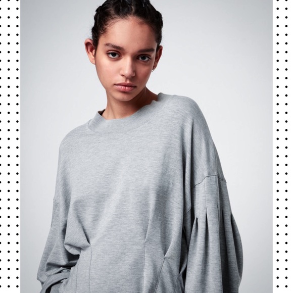 NWT All Saints Sidola Sweatshirt Gray XS NWT - Picture 2 of 6